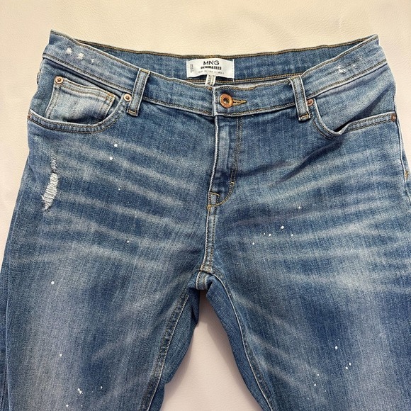 MNG Mango Jeans | Women’s Cropped Nancy Jeans, Size 6 - Picture 3 of 10